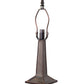Meyda Lighting Dragonfly 10" Mahogany Bronze Mini Table Lamp With Multi-Colored Stained Shade Glass