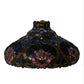 Meyda Lighting Dragonfly Rose 18" Multi-Colored Shade Glass