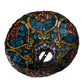 Meyda Lighting Dragonfly Rose 18" Multi-Colored Shade Glass