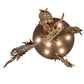 Meyda Lighting Dreamcatcher 48" 10-Light Vintage Copper & Mahogany Bronze Cascading Pendant Light