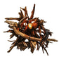 Meyda Lighting Driftwood 30" 6-Light Mahogany Bronze and Natural Wood Chandelier