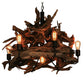 Meyda Lighting Driftwood 30" 7-Light Mahogany Bronze Chandelier