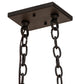 Meyda Lighting Driftwood 36" 8-Light Oil Rubbed Bronze & Weathered Driftwood Chandelier