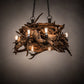 Meyda Lighting Driftwood 36" 8-Light Oil Rubbed Bronze & Weathered Driftwood Chandelier