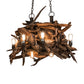 Meyda Lighting Driftwood 36" 8-Light Oil Rubbed Bronze & Weathered Driftwood Chandelier