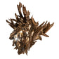 Meyda Lighting Driftwood 38" LED Mahogany Bronze Pendant Light With Wood Shade