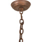 Meyda Lighting Driftwood 40" 6-Light Natural Wood & Rusty Nail Chandelier