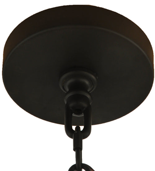 Meyda Lighting Ducks in Flight 24" 4-Light Oil Rubbed Bronze Inverted Pendant Light With Statuario Idalight Shade