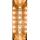 Meyda Lighting Ducks in Flight 48" 6-Light Antique Copper Island Pendant Light With Amber Mica Shade Glass