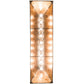 Meyda Lighting Ducks in Flight 61" 9-Light Antique Copper Island Pendant Light With Amber Mica Shade Glass