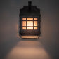 Meyda Lighting Dumas 6" Smoke Wall Sconce With Silver Mica Shade Glass
