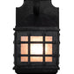 Meyda Lighting Dumas 6" Smoke Wall Sconce With Silver Mica Shade Glass