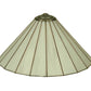 Meyda Lighting Duncan 18"W x 9"H White Shade