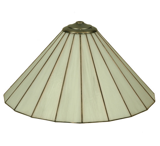 Meyda Lighting Duncan 18"W x 9"H White Shade