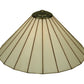 Meyda Lighting Duncan 18"W x 9"H White Shade