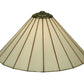 Meyda Lighting Duncan 18"W x 9"H White Shade