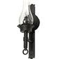 Meyda Lighting Durango 5" Wrought Iron Wall Sconce With Clear Shade Glass
