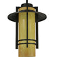Meyda Lighting Durrant 16" LED Timeless Bronze Pendant Light With Tawnyrock Idalight Shade Glass