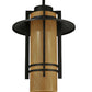Meyda Lighting Durrant 16" LED Timeless Bronze Pendant Light With Tawnyrock Idalight Shade Glass