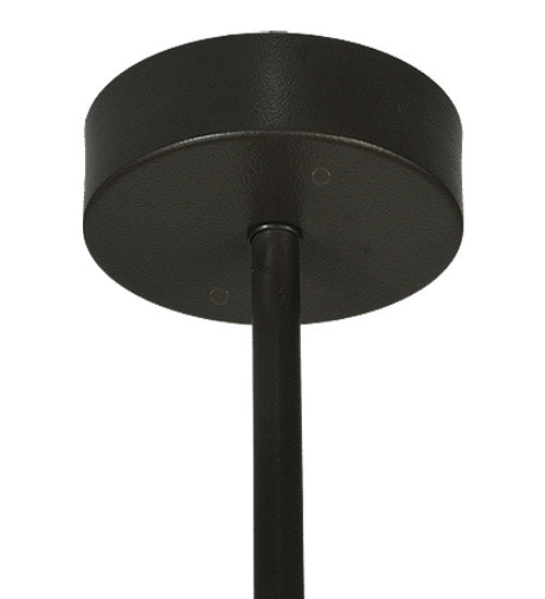 Meyda Lighting Durrant 16" LED Timeless Bronze Pendant Light With Tawnyrock Idalight Shade Glass
