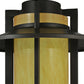 Meyda Lighting Durrant 16" LED Timeless Bronze Pendant Light With Tawnyrock Idalight Shade Glass