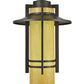Meyda Lighting Durrant 16" LED Timeless Bronze Pendant Light With Tawnyrock Idalight Shade Glass