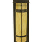 Meyda Lighting Durrant 8" LED Timeless Bronze Wall Sconce With Tawnyrock Idalight Shade Glass