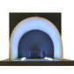 Meyda Lighting Durrant 8" LED Timeless Bronze Wall Sconce With Tawnyrock Idalight Shade Glass