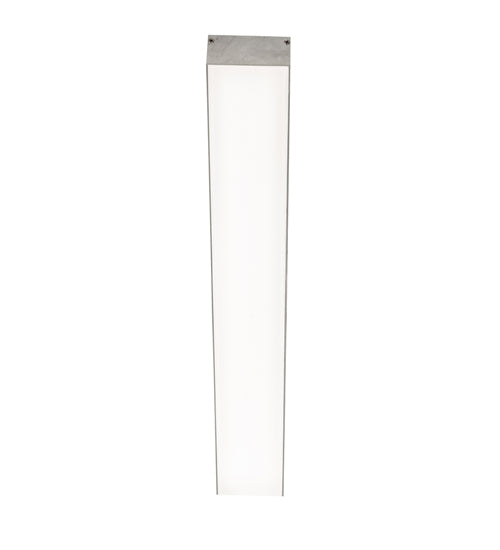 Meyda Lighting E4 29" LED Raw Aluminum Embedded Wall Luminaire Flush Mount Light With White Statuario Idalight Shade