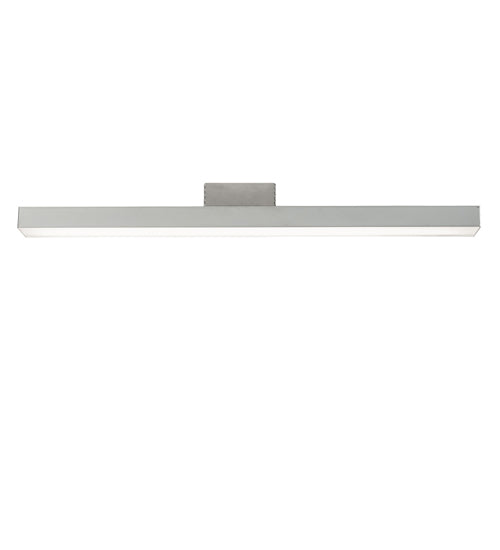Meyda Lighting E4 29" LED Raw Aluminum Embedded Wall Luminaire Flush Mount Light With White Statuario Idalight Shade