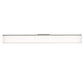 Meyda Lighting E4 29" LED Raw Aluminum Embedded Wall Luminaire Flush Mount Light With White Statuario Idalight Shade