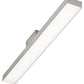 Meyda Lighting E4 29" LED Raw Aluminum Embedded Wall Luminaire Flush Mount Light With White Statuario Idalight Shade