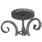 Meyda Lighting Easton 12" 3-Light Graphite Pewter Flush Mount Light