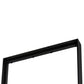 Meyda Lighting Echelon 24" LED Satin Black Wrought Iron Island Pendant Light With White Idalight Shade Glass