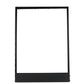 Meyda Lighting Echelon 24" LED Satin Black Wrought Iron Island Pendant Light With White Idalight Shade Glass