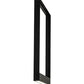 Meyda Lighting Echelon 36" LED Satin Black Wrought Iron Island Pendant Light With White Acrylic Shade