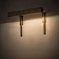 Meyda Lighting Edge 18" 2-Light Brass Picture Light Wall Sconce