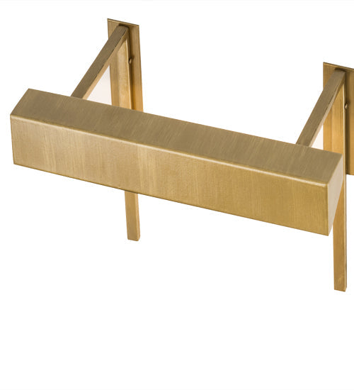 Meyda Lighting Edge 18" 2-Light Brass Picture Light Wall Sconce