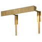 Meyda Lighting Edge 18" 2-Light Brass Picture Light Wall Sconce