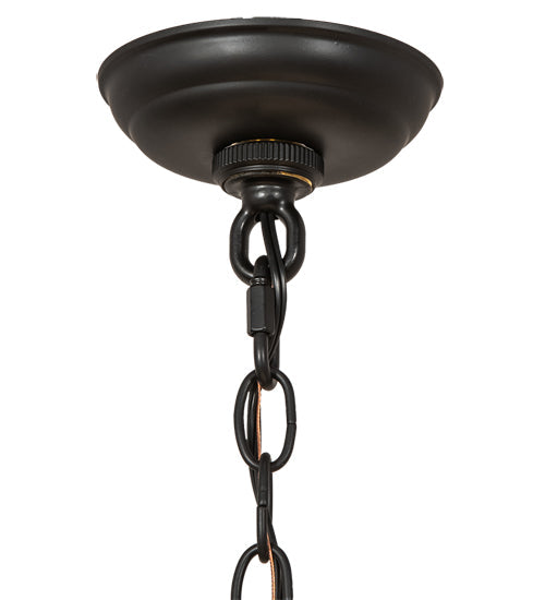 Meyda Lighting Edinburgh 24" 6-Light Solar Black Chandelier