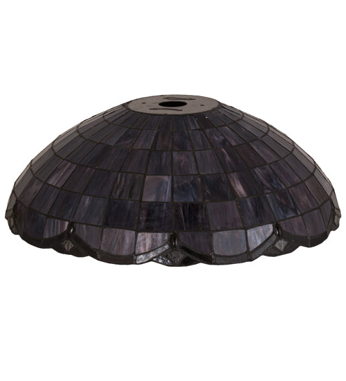 Meyda Lighting Elan 20" Amber & Clear Shade Glass