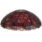 Meyda Lighting Elan 20" Amber & Clear Shade Glass