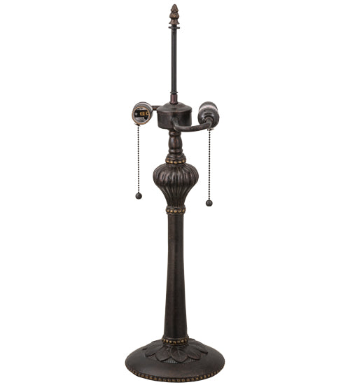 Meyda Lighting Elan 24" 2-Light Mahogany Bronze Table Lamp Base