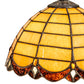 Meyda Lighting Elan 9" Mahogany Bronze Pendant Light With Amber & Brown Shade Glass
