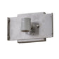 Meyda Lighting Elements 8" 2-Light Nickel & Acid Burnt Copper Wall Sconce