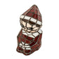 Meyda Lighting Elf 240398 7" Accent Table Lamp With Red & White Shade Glass