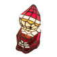 Meyda Lighting Elf 240398 7" Accent Table Lamp With Red & White Shade Glass