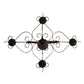 Meyda Lighting Elianna 28" 4-Light Chestnut Chandelier With Amber Faux Candlelight