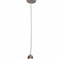 Meyda Lighting Elijah 10" Brushed Nickel Pendant Light With White Scavo Shade Glass