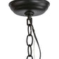 Meyda Lighting Elk at Dawn 10" Textured Black Mini Pendant Light With Silver Mica Shade Glass